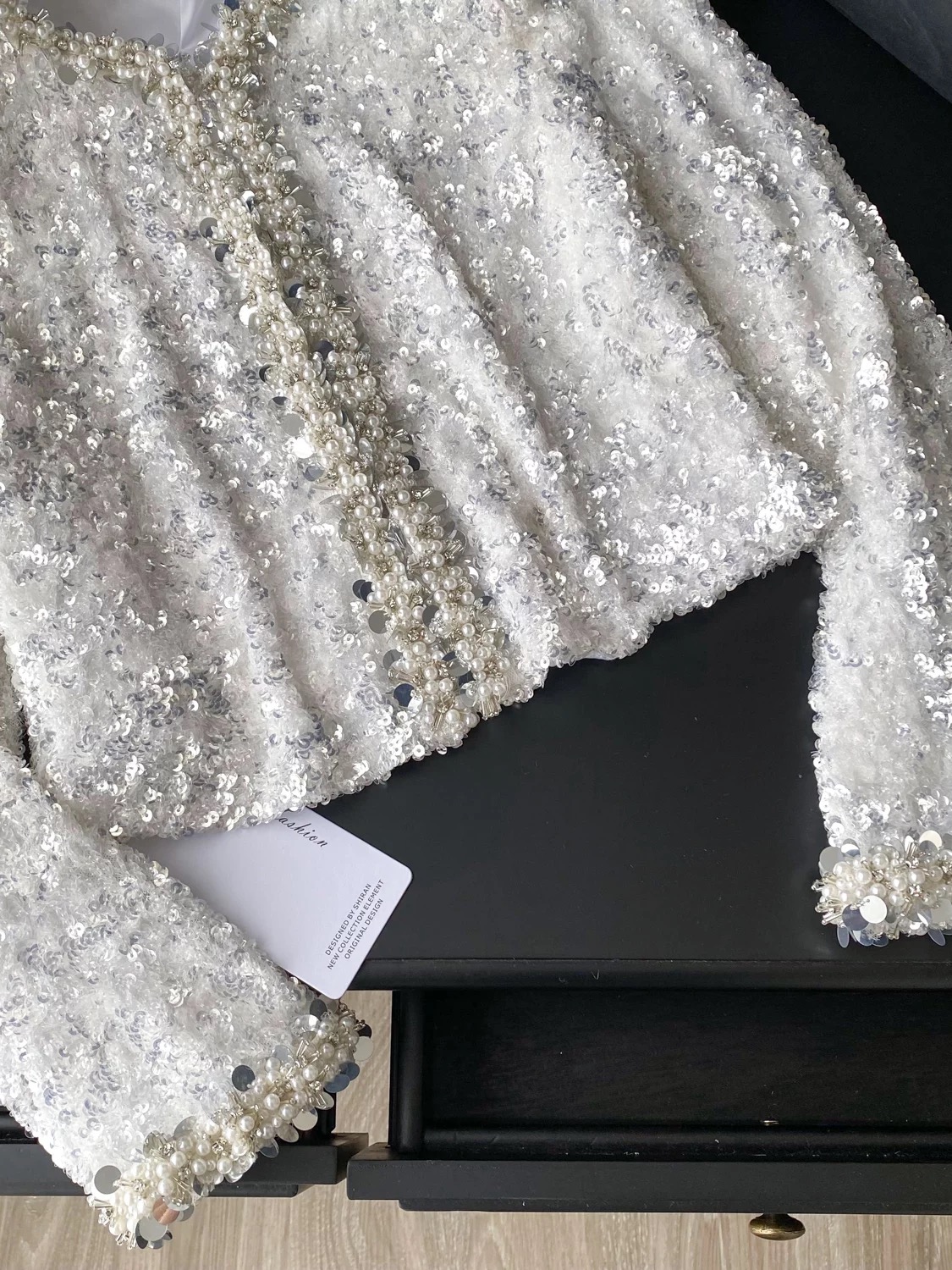 A night in Venice sequin embellished top FTO273 images